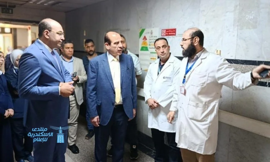 نائب وزير الصحة يقوم بجولة تفقدية في مستشفى شبرا العام ويشدد على ضرورة إصلاح الأجهزة المعطلة بسرعة