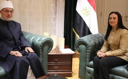 مفتي الجمهورية ووزيرة التضامن يوقعان اتفاقية لتعزيز التعاون المشترك في مصر
