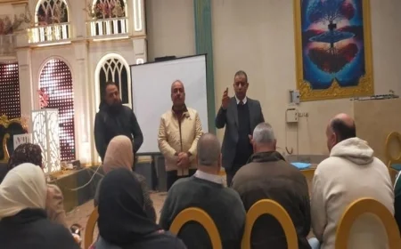 مدير عام الشباب والرياضة بالقليوبية يستعرض آليات تفعيل تطبيق شباب سبورت لتعزيز الأنشطة الشبابية