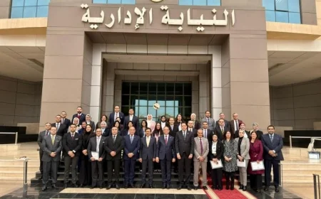 ختام ورشة تنمية مهارات التحقيق الإداري ومكافحة الفساد في صور النيابة الإدارية