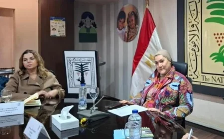 السنباطي تستعرض فرص التعاون مع وفد الوكالة الكورية للتعاون الدولي كويكا