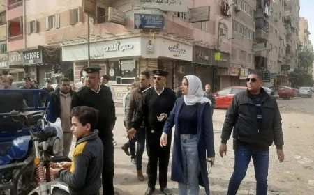 محافظ القليوبية يشرف على نتائج الحملة الواسعة لإزالة الإشغالات في شبرا الخيمة