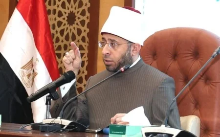 وزير الأوقاف يستقبل رسالة مميزة من بابا الفاتيكان تزامناً مع اليوم العالمي للسلام 2026