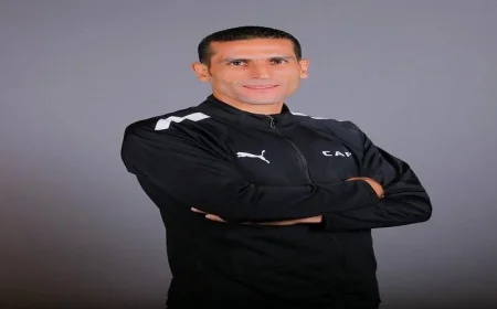طاقم تحكيم مصري بقيادة محمود ناجي يدير مباراة الهلال ضد صنداونز