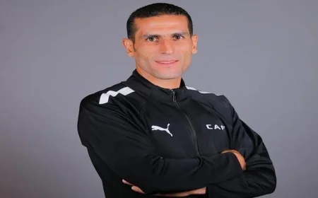 طاقم تحكيم مصري بقيادة محمود ناجي يقود مباراة الهلال وصنداونز في دوري أبطال إفريقيا
