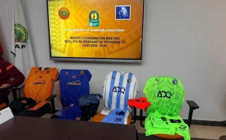 اجتماع فني لمباراة نهضة بركان وبيراميدز يحدد الزي الرسمي وعدد الجماهير المنتظرة
