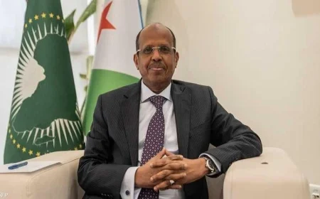 رئيس مفوضية الاتحاد الإفريقي يناقش تعزيز الشراكة مع مسؤول هندي