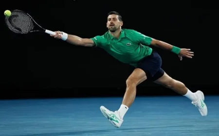ديوكوفيتش يسجل إنجازا تاريخيا ببطولة أستراليا المفتوحة للتنس
