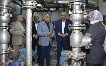 وزير الإنتاج الحربي يواصل متابعة العملية الإنتاجية في مصنع 18 الحربي