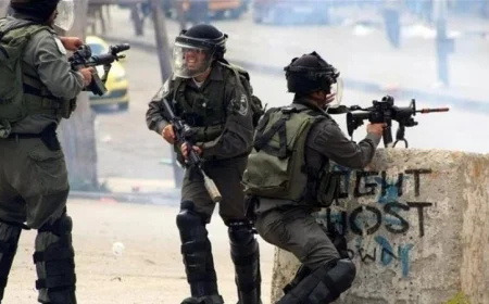 إصابة فلسطيني برصاص الاحتلال الإسرائيلي في غزة وسط قصف مكثف وعمليات نبش قبور