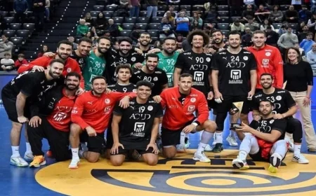 منتخب مصر يتحدى نيجيريا في مباراة حاسمة ضمن الدور الرئيسي لبطولة إفريقيا لكرة اليد