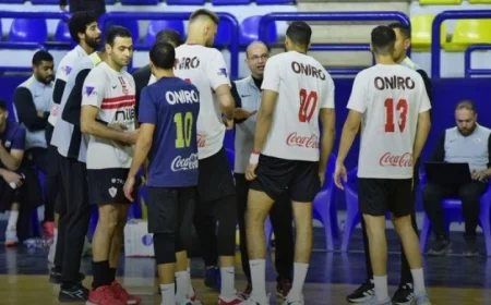 طائرة الزمالك تحقق انتصاراً ساحقاً على هليوبوليس في نهائيات دوري المرتبط