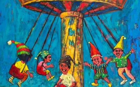 افتتاح معرض فرحة متنقلة للفنان محمود سنوسي صور حصرية من الحدث