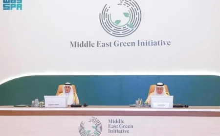 اجتماع وزاري لمبادرة الشرق الأوسط الأخضر في جدة بمشاركة 31 دولة لتعزيز التعاون البيئي