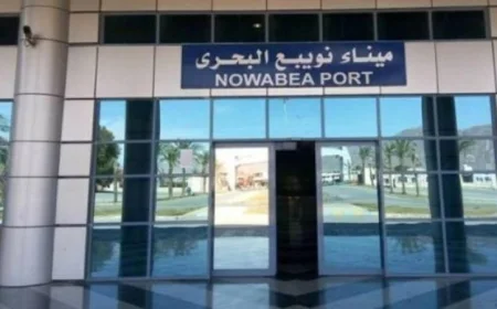 ميناء نويبع البحري في جنوب سيناء يستقبل 3 آلاف طن بضائع و211 شاحنة في عملية تداول نشطة