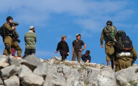 مستوطنون إسرائيليون يعتدون على بلدة قصرة في جنوب نابلس