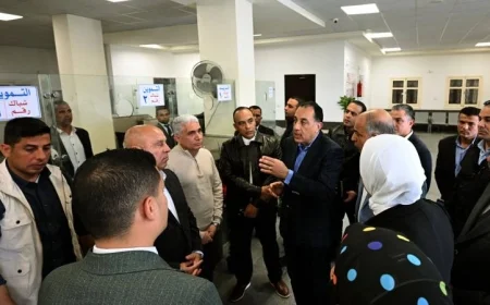 مدبولي يزور مجمع خدمات تونا الجبل بالمنيا في إطار مبادرة حياة كريمة