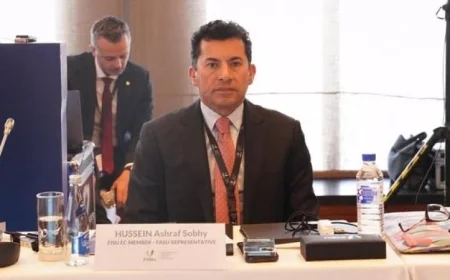 صبحي يشارك في اجتماع اللجنة التنفيذية ومجلس إدارة الاتحاد الدولي للرياضة الجامعية لتعزيز التعاون الرياضي