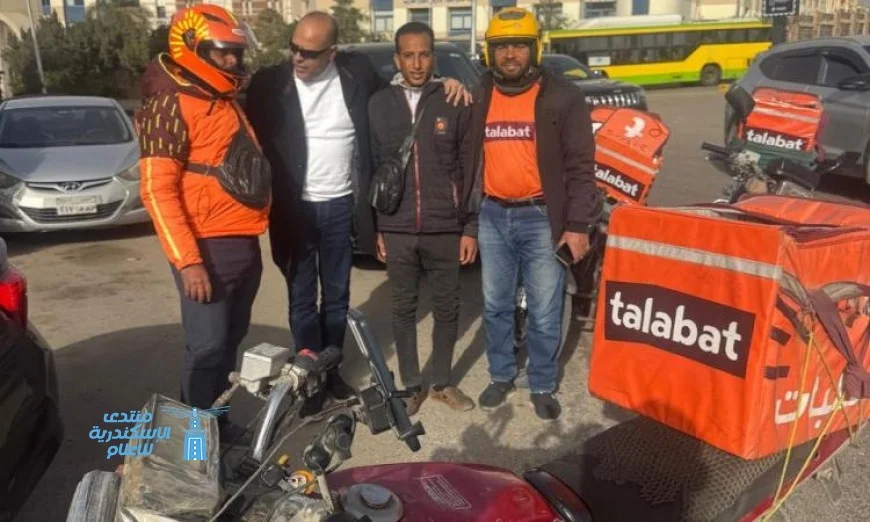 وزير العمل يراقب تقدم الحملة الوطنية سلامتك تهمنا لحماية عمال توصيل الطلبات