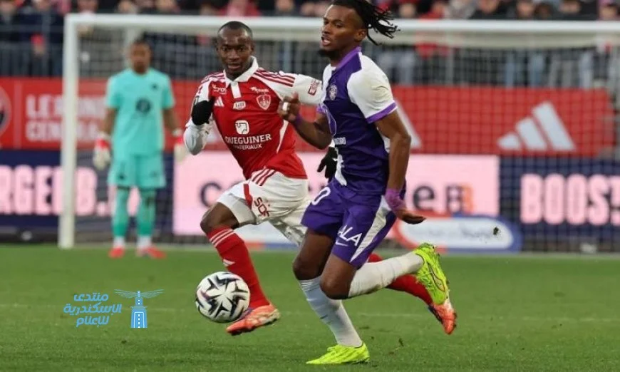 تولوز يحقق فوزاً ساحقاً على بريست 2-0 ويتقدم للمركز السابع في الدوري الفرنسي