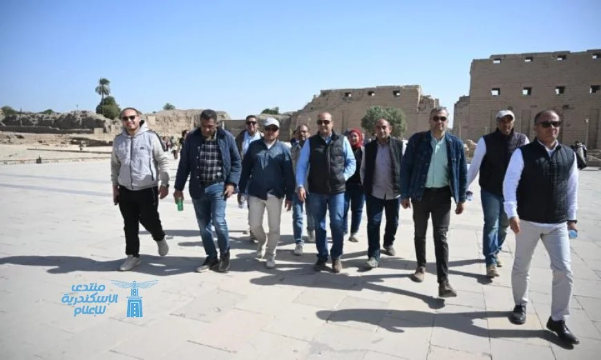 الأمين العام للمجلس الأعلى للآثار يقوم بجولة تفقدية لمشروعات أثرية جديدة في الأقصر