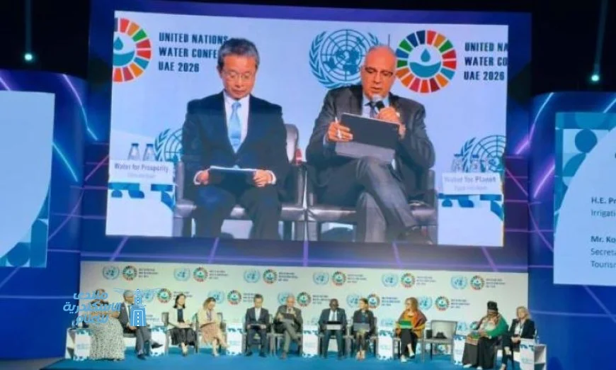 سويلم يتحدث في الجلسة التشاركية لرؤساء مؤتمر الأمم المتحدة للمياه في السنغال