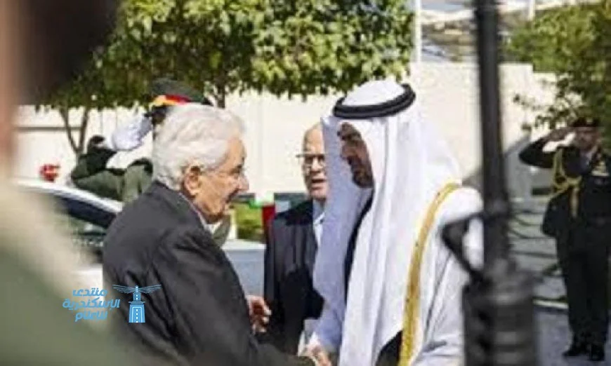 رئيس الإمارات يستعرض فرص التعاون مع الرئيس الإيطالي خلال زيارته إلى أبوظبي
