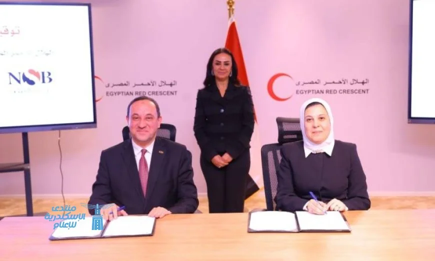 مايا مرسي تحضر توقيع ستة بروتوكولات شراكة استراتيجية مع الهلال الأحمر المصري