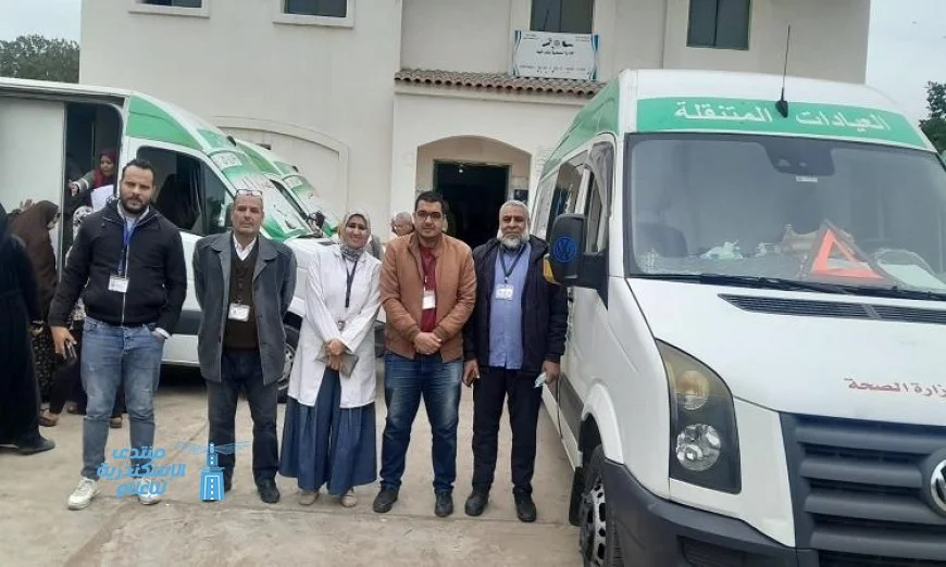 قافلة طبية مجانية تكشف على 1006 مواطنين في قرية أبو السحما بالبحيرة