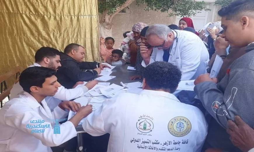 بدء القافلة الطبية المتكاملة في مدينة سفاجا لتقديم خدمات صحية متميزة