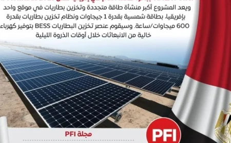 مشروع أبيدوس 2 للطاقة الشمسية في أسوان يحتفل بفوزه بجائزة أفضل صفقة للطاقة في إفريقيا