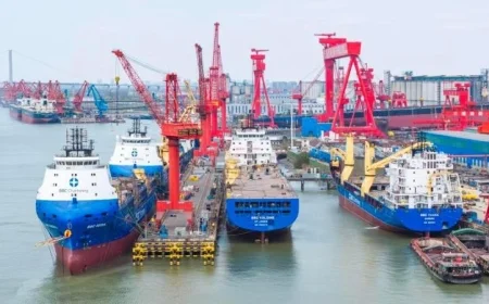 قطاع بناء السفن في الصين يواصل تصدره العالمي حتى عام 2025