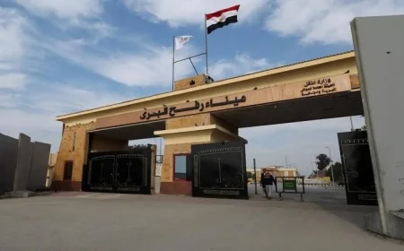 تشغيل معبر رفح لاستقبال الجرحى والمصابين الفلسطينيين بصفة رسمية