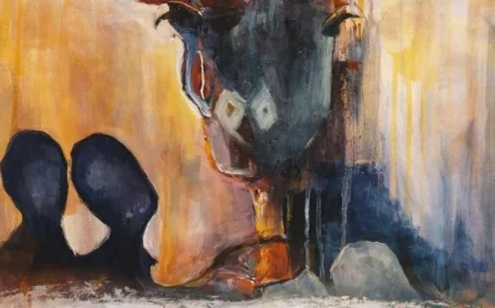 نائلة العربى تكشف عن تفاعل الجسد والفكر في معرضها المميز بالأوبرا