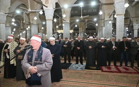 محافظ الغربية يحضر احتفالية مديرية الأوقاف بمناسبة ليلة النصف من شعبان