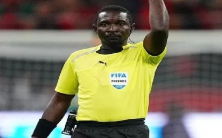 ميفير الكاميروني يقود تحكيم مباراة الزمالك ضد زيسكو في البطولة الافريقية