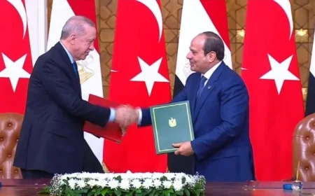 الإعلان المشترك حول الاجتماع الثاني للمجلس الاستراتيجي بين مصر وتركيا