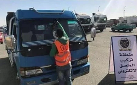 تسجيل 807 مخالفات لعدم تركيب الملصق الإلكتروني خلال 24 ساعة