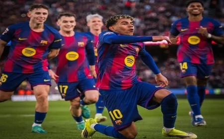 برشلونة يتألق بفوز ساحق على ريال مايوركا 3-0 في الجولة 23 من الدوري الإسباني