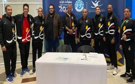 خمسة أبطال مصريين يتألقون في بطولة فزاع لألعاب القوى البارالمبية