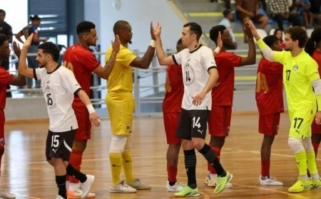 اتحاد الكرة يعزز صفوف منتخب الصالات قبل المباراة الحاسمة ضد كاب فيردي غدا