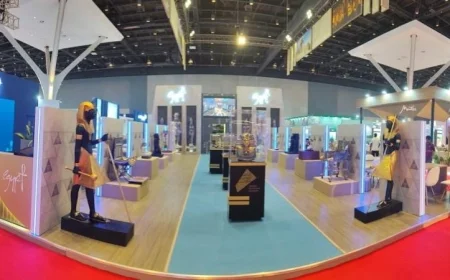 السياحة المصرية تتألق في معرض OTM بالهند وجناحها يحصد جائزة أفضل تصميم