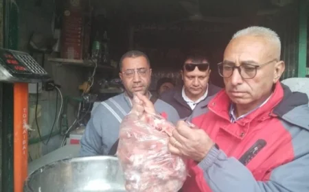 إنقاذ الصحة العامة ضبط أكثر من 3 أطنان من اللحوم الفاسدة في حملات تفتيشية بالمنيا