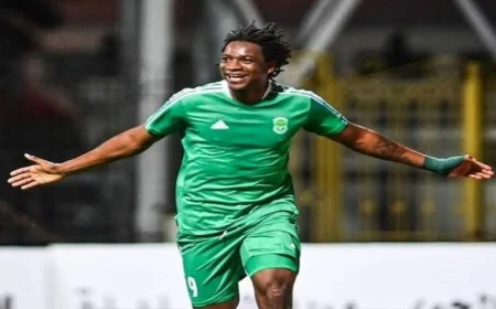 الاتحاد السكندري يمدد عقده مع النجم كريستوفر مابولولو لتعزيز الفريق