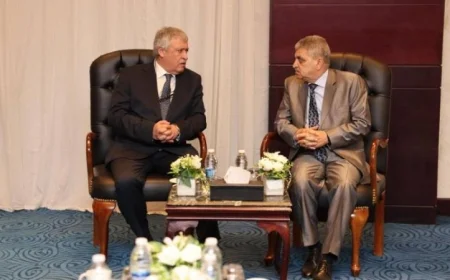 الفرق ربيع يناقش مع وزير النقل الأردني سبل تعزيز التعاون في قطاع الصناعة البحرية