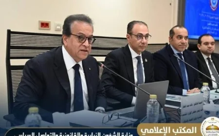 لجنة الشئون الصحية في النواب تستعرض خطة وزارة الصحة لتطوير القطاع الطبي