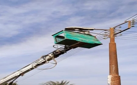 حملات شاملة لتعزيز النظافة العامة وصيانة كشافات الإنارة في مدينة طامية ورفع الإشغالات