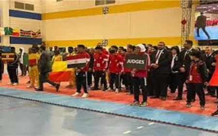 البطولة الإفريقية للووشو كونغ فو للشباب والناشئين تبدأ بمشاركة 12 دولة