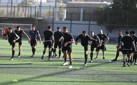 تجربة تدريبية مثيرة للحكام في مركز المنتخبات الوطنية