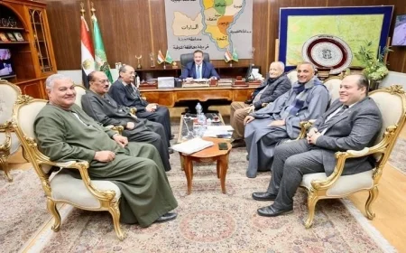 محافظ المنوفية يجتمع بأعضاء مجلسي النواب والشيوخ لبحث مطالب المواطنين الهامة